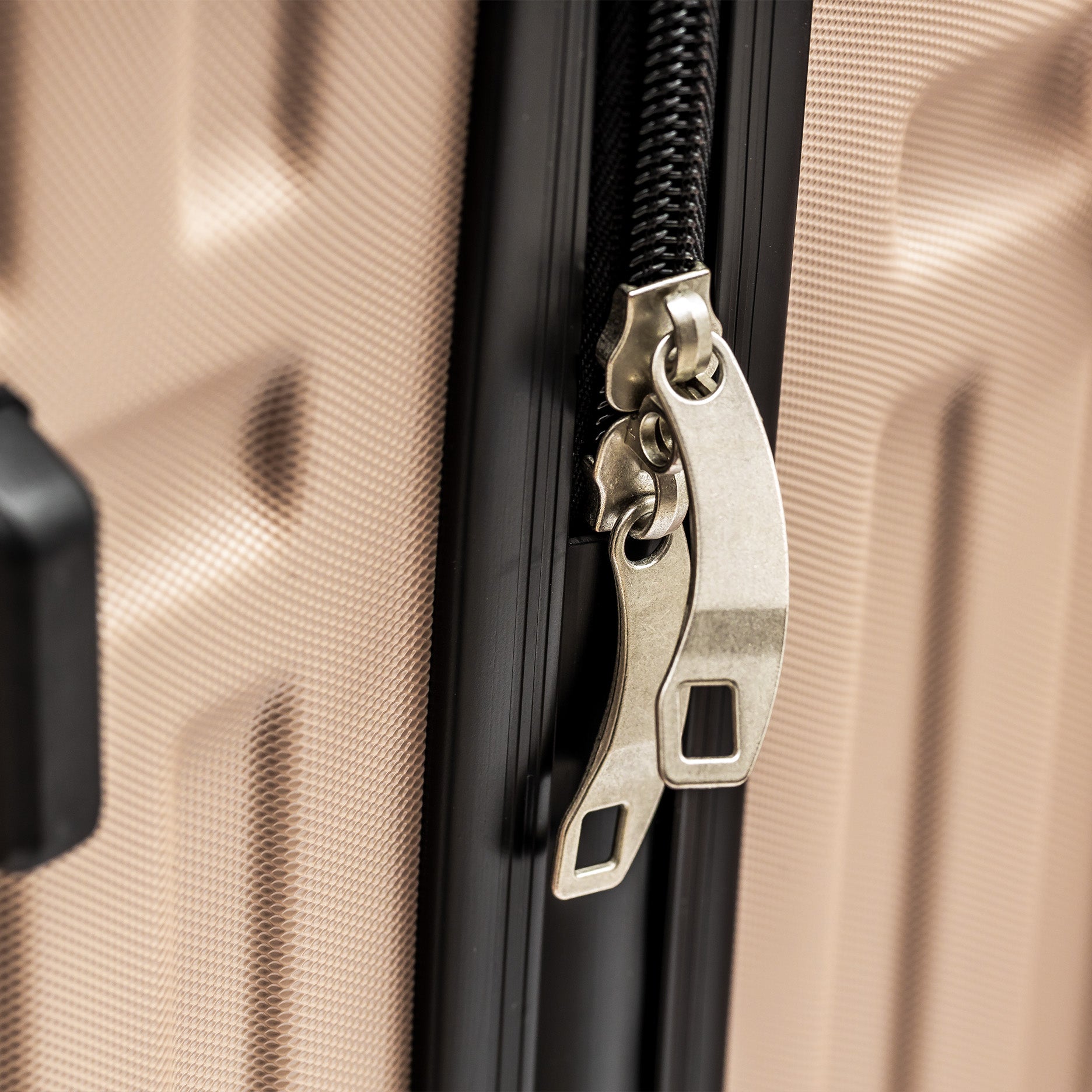 Copenhagen kuffertsæt 3 stk champagne